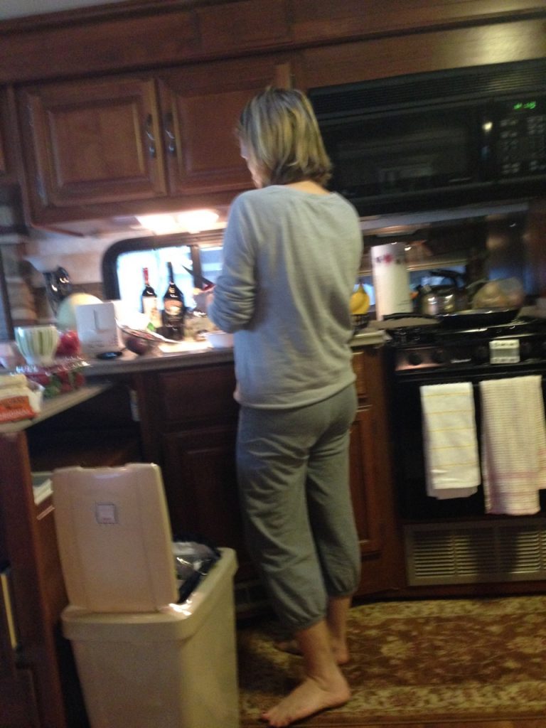 RV escape, cooking in RV