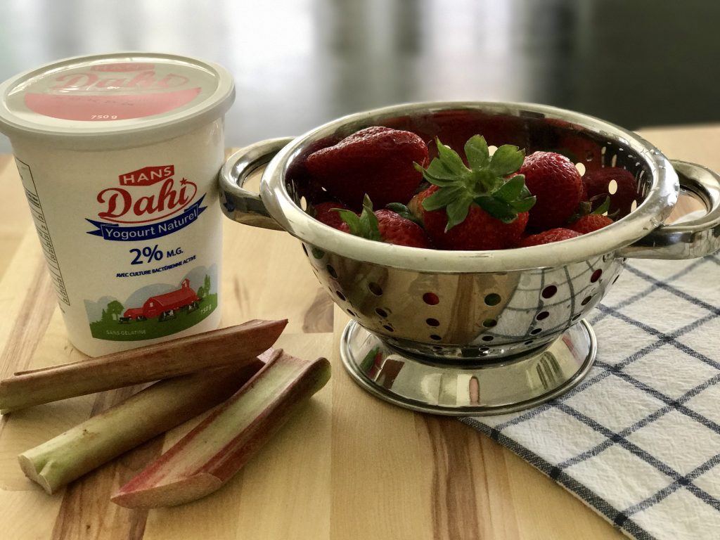 Strawberry Rhubarb Yogurt