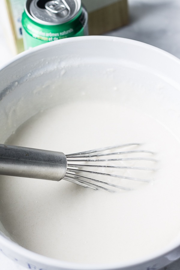 7UP Cupcakes mixing batter