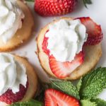7up Cupcakes with Strawberries and Cream