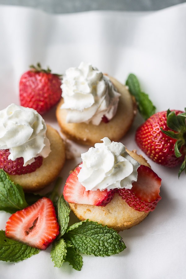 Strawberry dessert beautifully plated