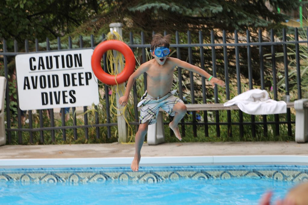Swimming Pool at Delawana Resort