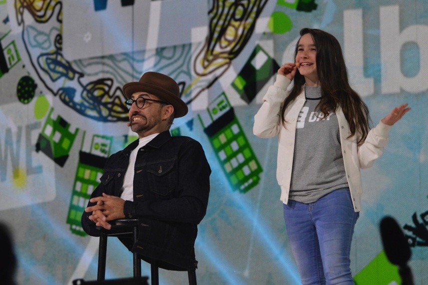Hannah Alper, Spencer West, WE Day, Co-host