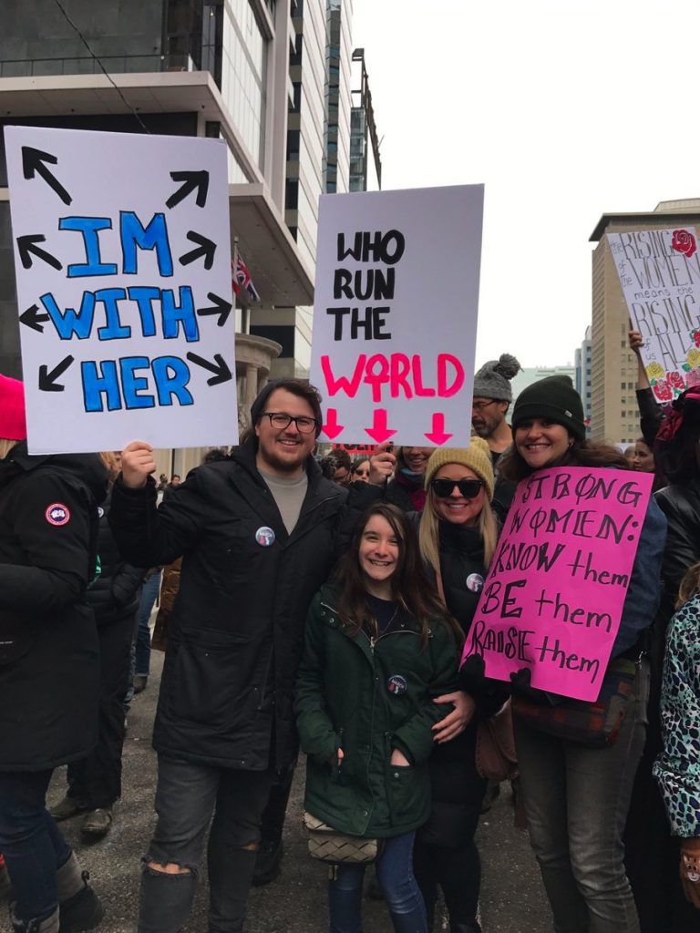 Hannah, Women's March 2017, March, protest, women's issues, feminism