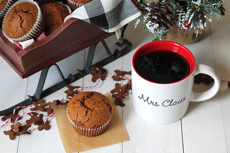 Gingerbread Muffins Made with Silk