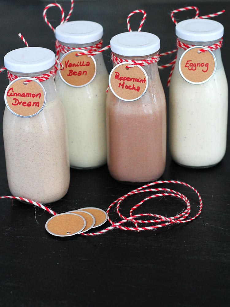 Homemade Christmas Creamers 