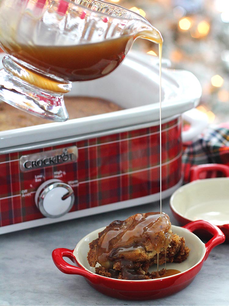 slow cooker sticky toffee pudding