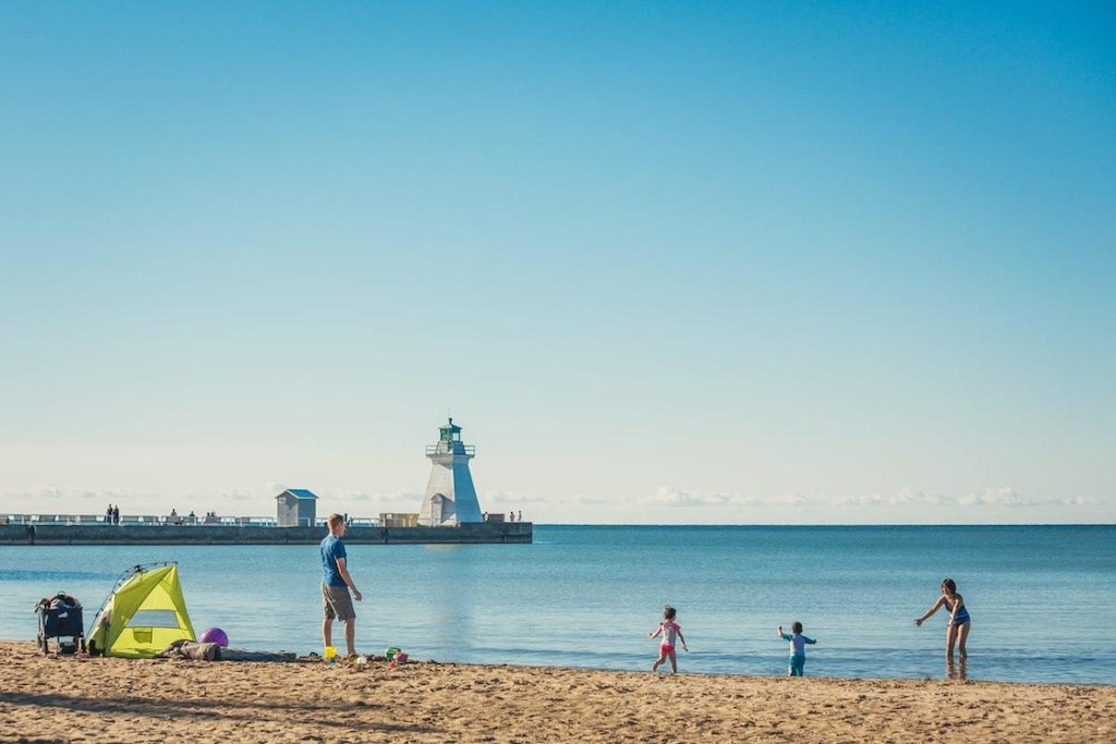 Port Dover Beach in Southern Ontario
