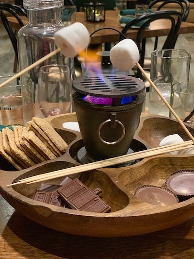 titus mountain, skiing adirondacks, s'mores, dessert