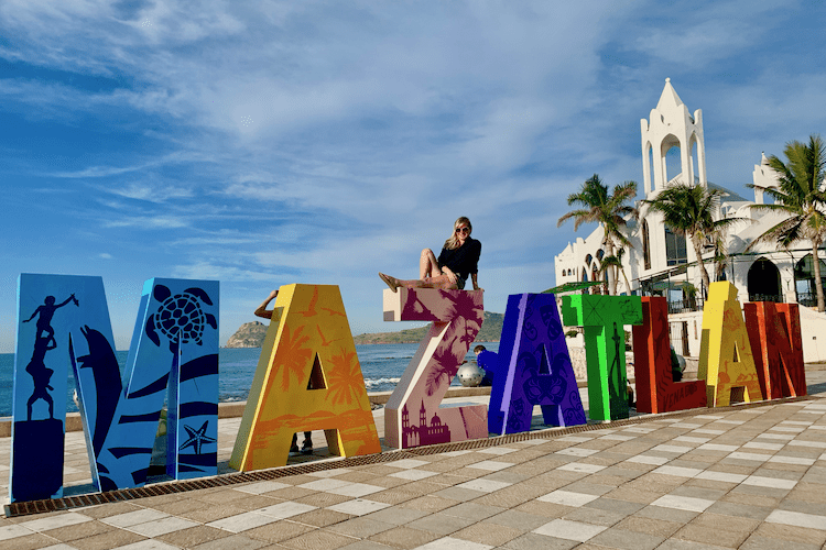 Mazatlan Sign on malecon