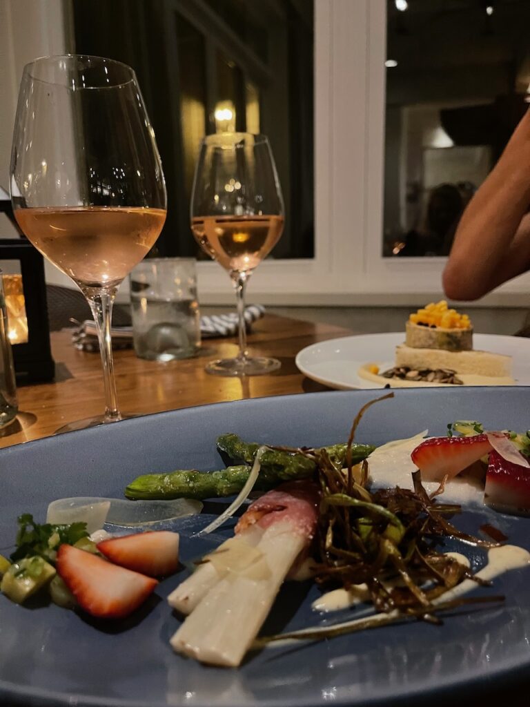 Dining at the Auberge McGowan Inn