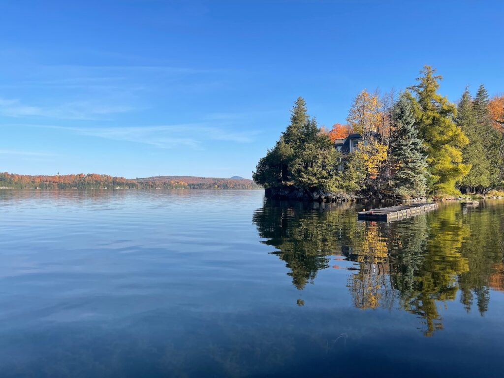 Lake Memphremagog in Magog Quebec