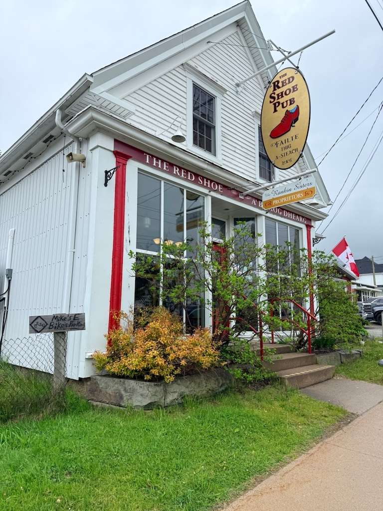 The Red Shoe Pub in Mabou Cape Breton owned by the Rankin Sisters