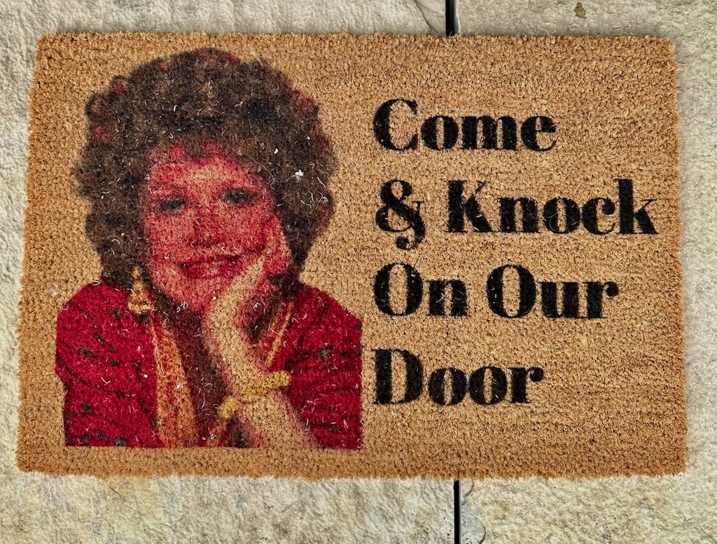 Come and Knock on Our Door Door Mat