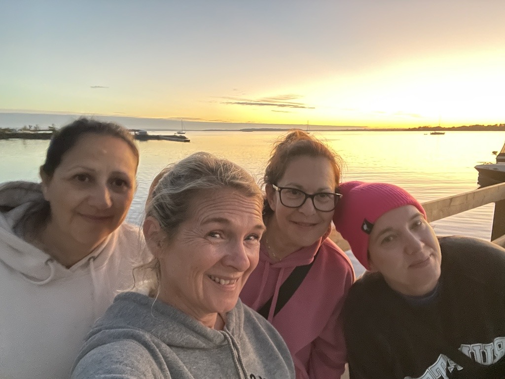 Girls camping trip Beausoleil Island Georgian Bay Ontario
