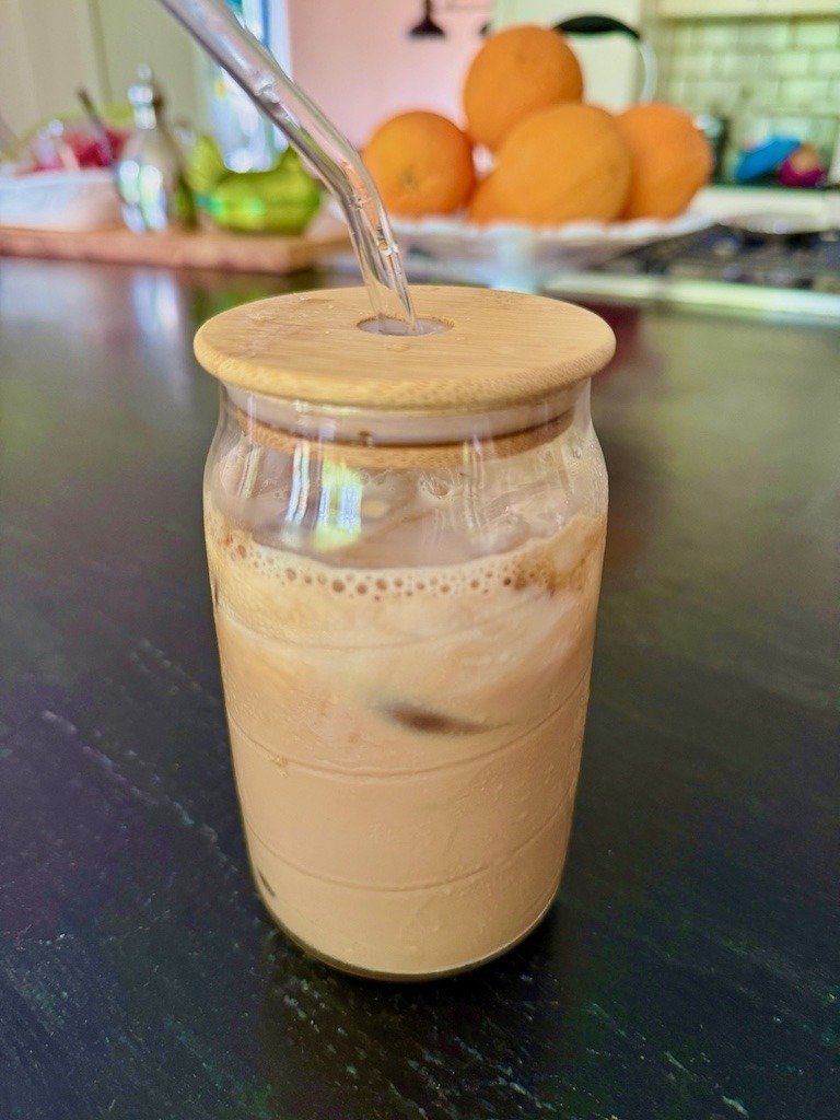 Frozen maple coffee is perfect for hot Canadian summers.