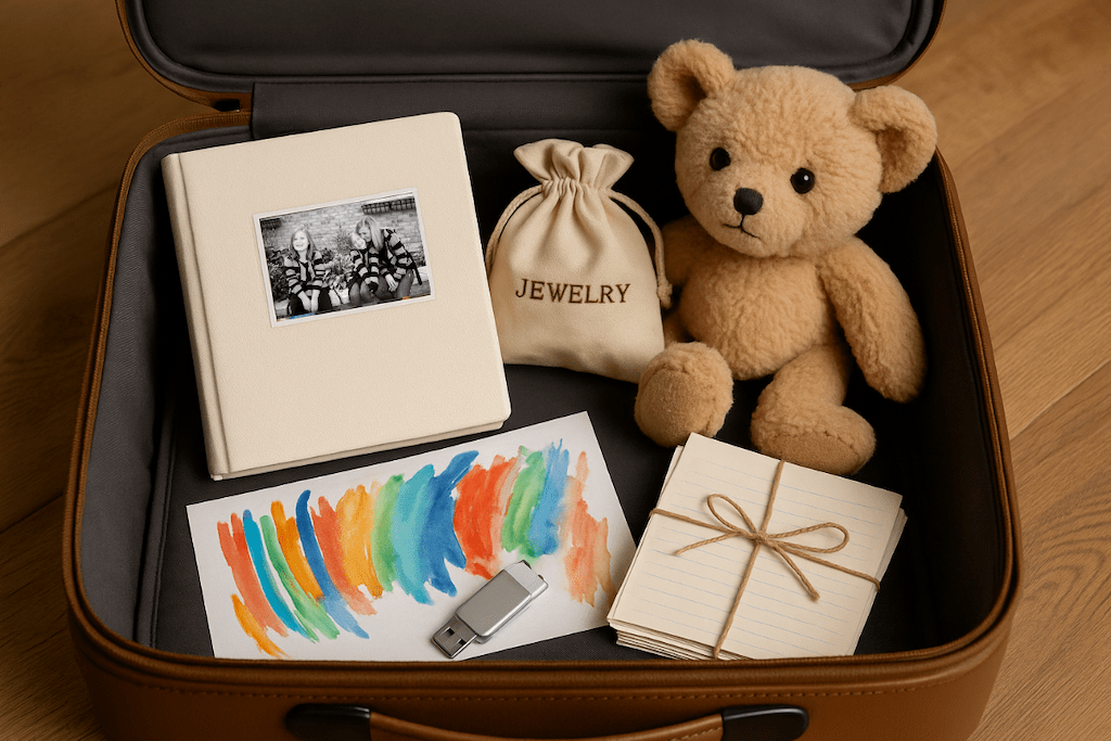 Preparing a "if there's time" bag for emergency evacuation