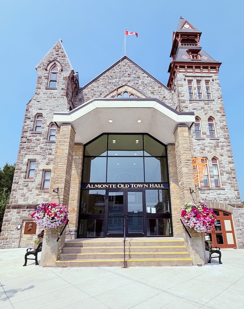 Almonte Old Town Hall historic stone building.