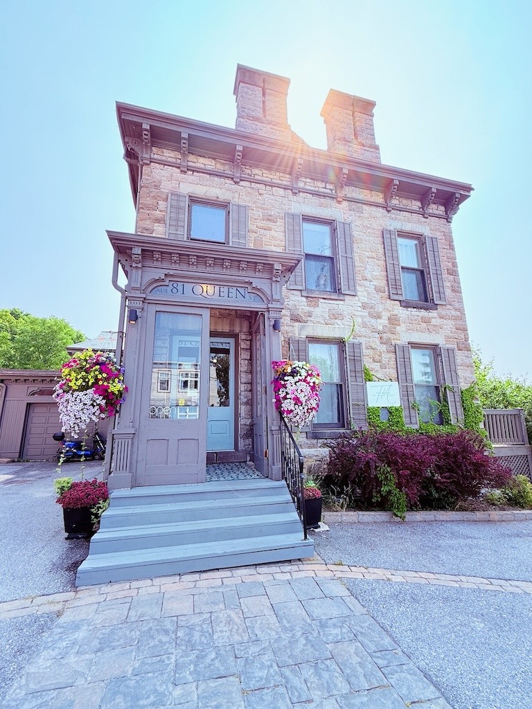 Exterior view of The Monte boutique hotel in Almonte, Ontario.