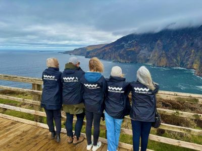 Women traveling together along the Wild Atlantic Way