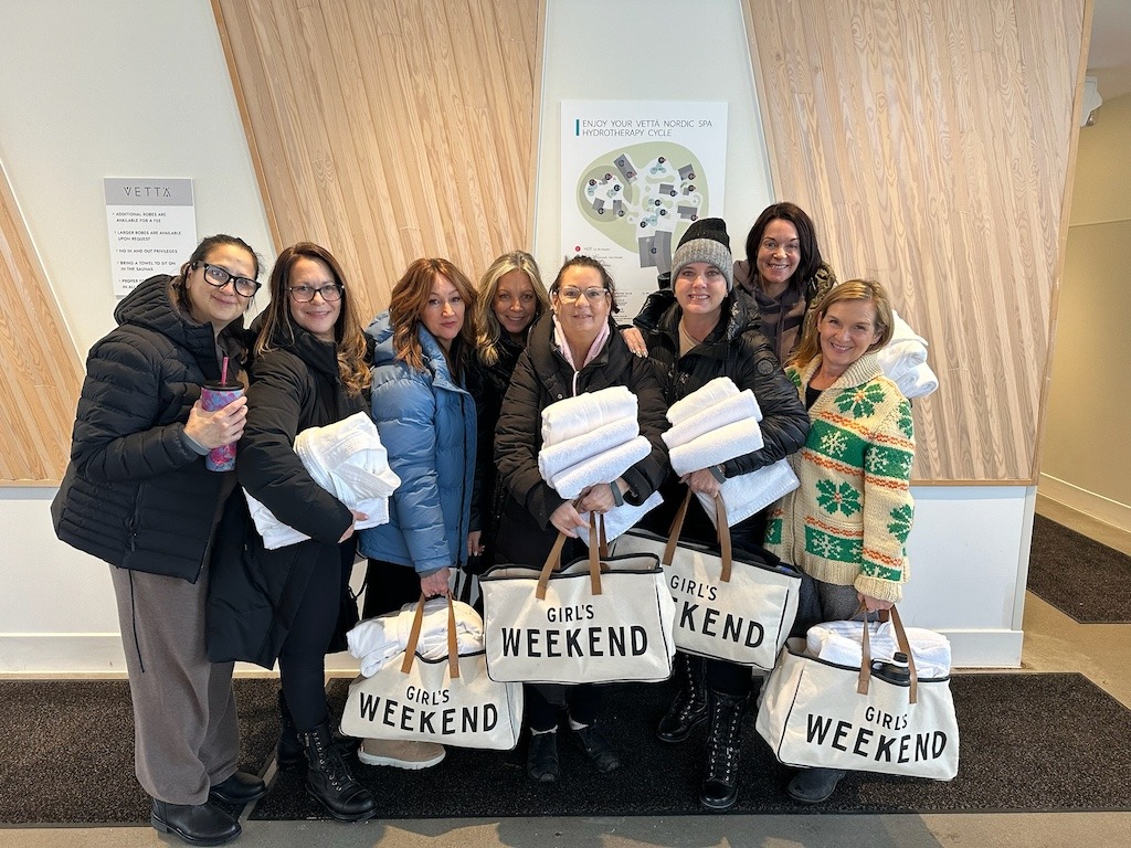 women at a spa together
