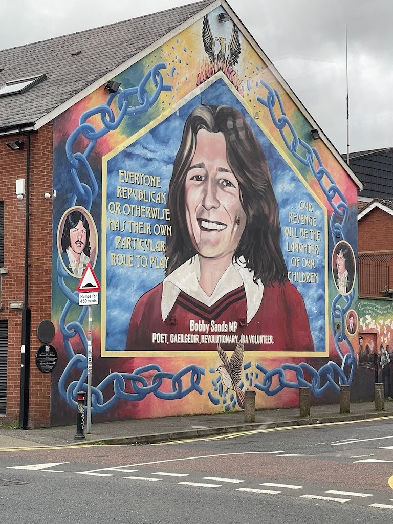 Bobby Sands mural in Belfast
