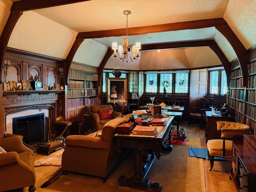 Mackenzie King's library and seance room at Laurier House National Historic Site Ottawa