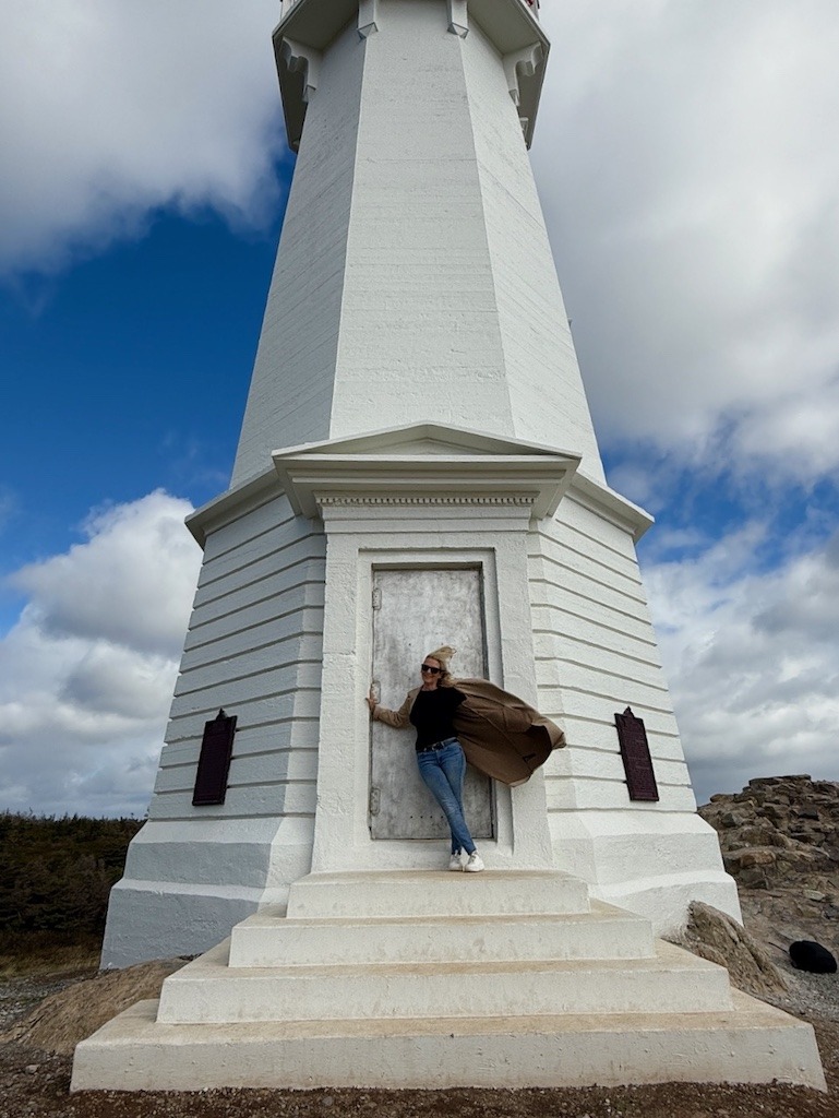 Louisbourg Lighthouse Cape Breton Island Nova Scotia