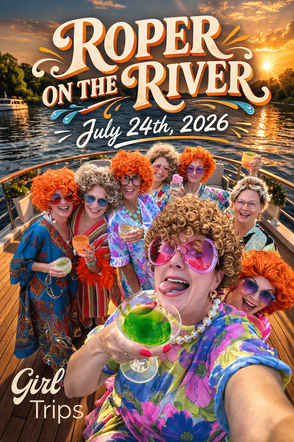 Girl Trips Mrs. Roper Party