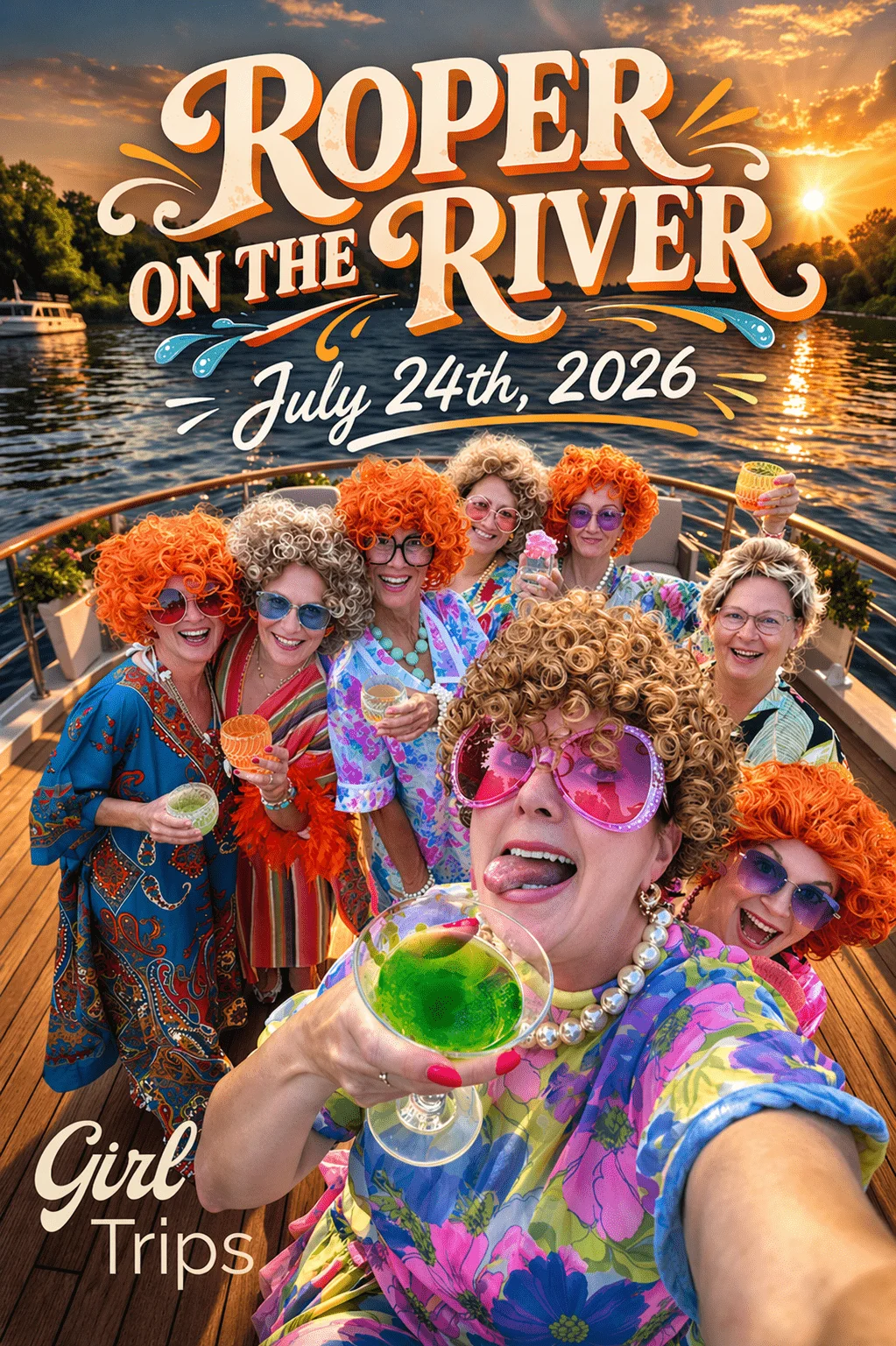Girl Trips Mrs. Roper Party