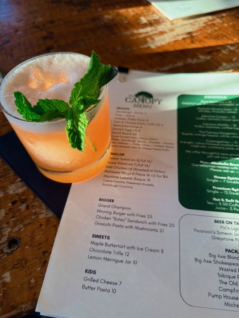 Rhubarb Sour at Canopy