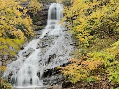 Beulach Ban Falls off the Cabot Trail