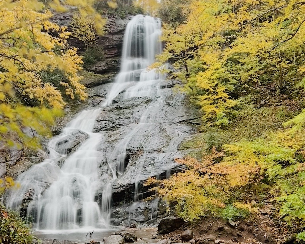 Beulach Ban Falls off the Cabot Trail Cape Breton
