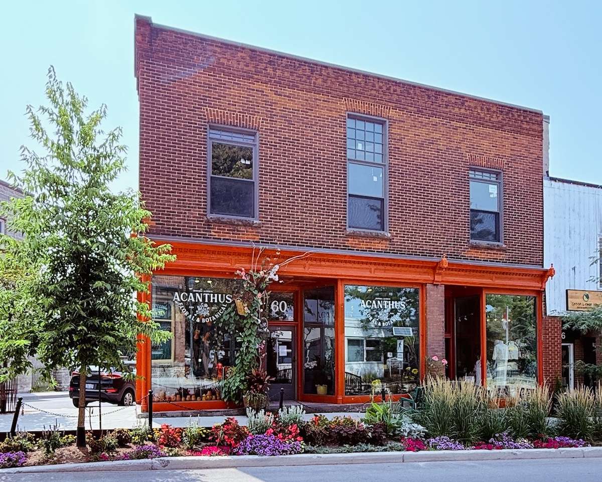 Acanthus florist on Mill Street in Almonte Ontario